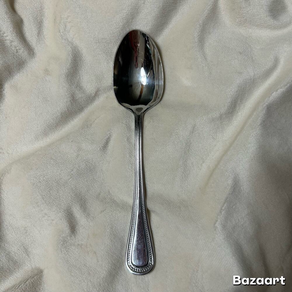 One Winco Deluxe Pearl Table Spoon 18/8 Stainless Steel Extra Heavyweight